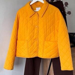 Primark Bright Yellow Quilted Women's Puffer Jacket